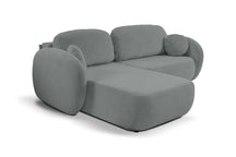 Divano letto angolare in tessuto cinigliato Madrid 248x174 cm