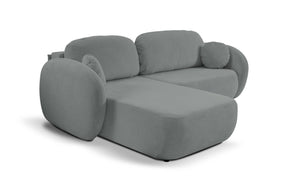 Divano letto angolare in tessuto cinigliato Madrid 248x174 cm