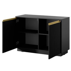 Madia a 2 ante in legno laminato Gold 104x72 cm