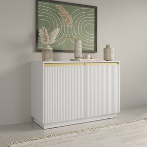 Madia a 2 ante in legno laminato Gold 104x72 cm