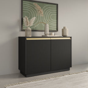 Madia a 2 ante in legno laminato Gold 104x72 cm