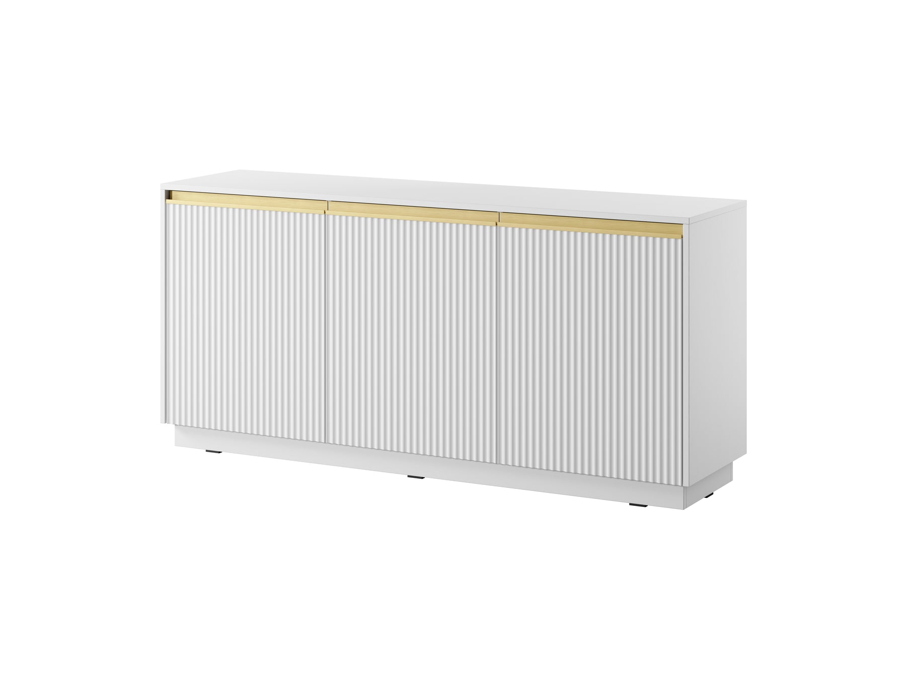 Madia 3 ante in legno laminato Gold 154x72 cm