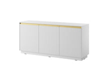 Madia 3 ante in legno laminato Gold 154x72 cm