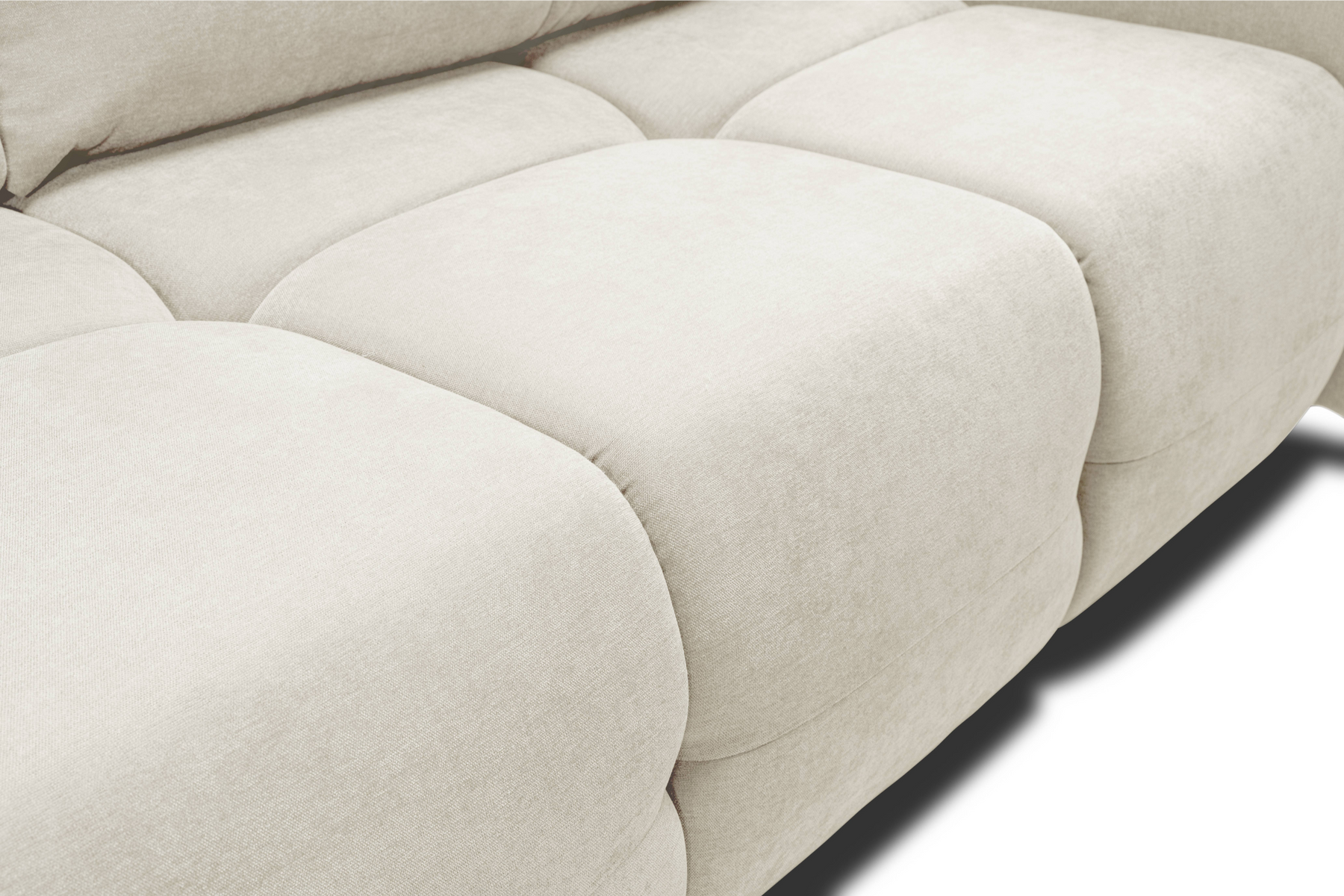 Divano letto in tessuto cinigliato Lisbona 245x110/144 cm
