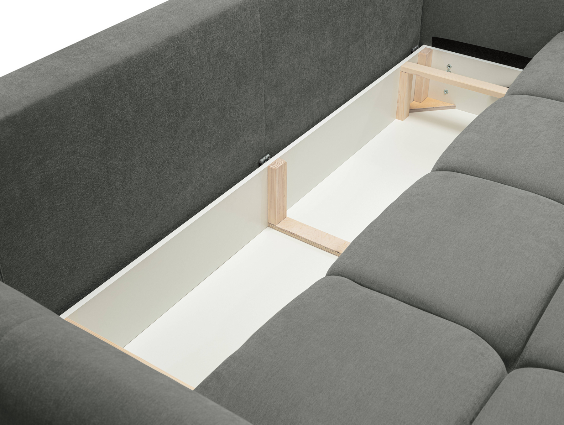 Divano letto in tessuto cinigliato Lisbona 245x110/144 cm