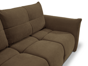 Divano letto in tessuto cinigliato Lisbona 245x110/144 cm