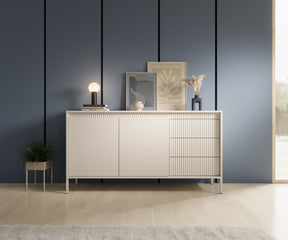 Madia con 2 ante e 3 cassetti Nemi 153x81 cm