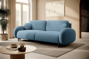 Divano letto in tessuto cinigliato Praga 232x109 cm