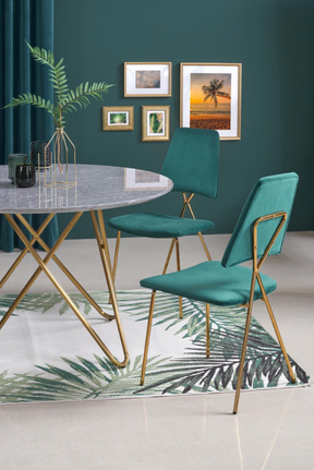 Tavolo tondo per 4/6 persone grigio Prometeo 120x76 cm