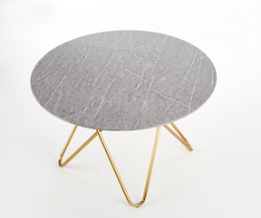 Tavolo tondo per 4/6 persone grigio Prometeo 120x76 cm