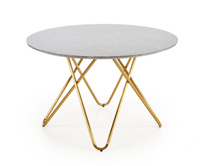 Tavolo tondo per 4/6 persone grigio Prometeo 120x76 cm