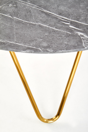 Tavolo tondo per 4/6 persone grigio Prometeo 120x76 cm