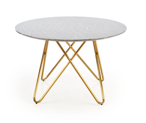 Tavolo tondo per 4/6 persone grigio Prometeo 120x76 cm