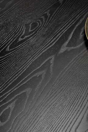Tavolo tondo per 4 persone nero Argo 120x75 cm