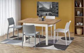 Tavolo allungabile per 4 persone Ettore 90/125x90 cm