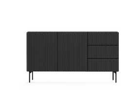 Madia 2 ante 3 cassetti con piede in metallo Neva 147x81 cm
