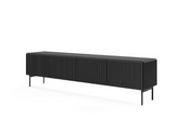 Mobile TV 4 ante con piede in metallo Neva 195x51 cm