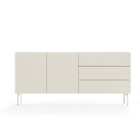 Madia 2 ante 3 cassetti con piede in metallo Neva 177x81 cm