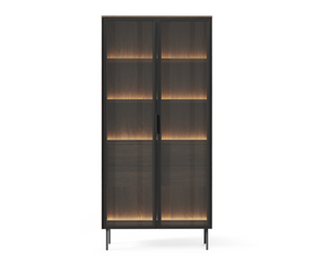 Vetrina 2 ante 2 cassetti Lume 92x194 cm