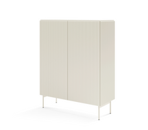 Credenza 2 ante con piede in metallo Neva 98x123 cm