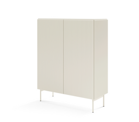 Credenza 2 ante con piede in metallo Neva 98x123 cm