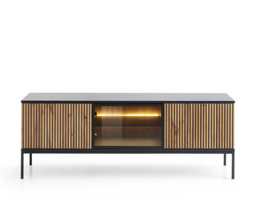 Mobile TV 2 ante con LED integrato Aura 154x56 cm