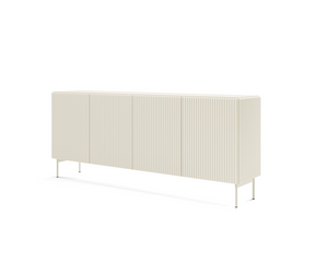 Madia 4 ante con piede in metallo Neva 195x81 cm