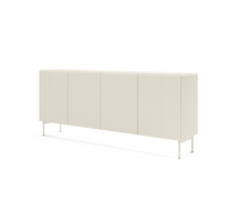 Madia 4 ante con piede in metallo Neva 195x81 cm
