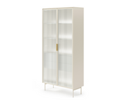 Vetrina 2 ante 2 cassetti con LED integrato Lume 92x194 cm