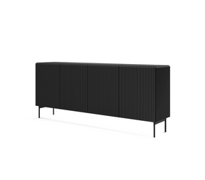 Madia 4 ante con piede in metallo Neva 195x81 cm