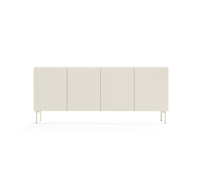 Madia 4 ante con piede in metallo Neva 195x81 cm