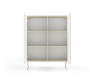 Credenza 2 ante con piede in metallo Neva 98x123 cm