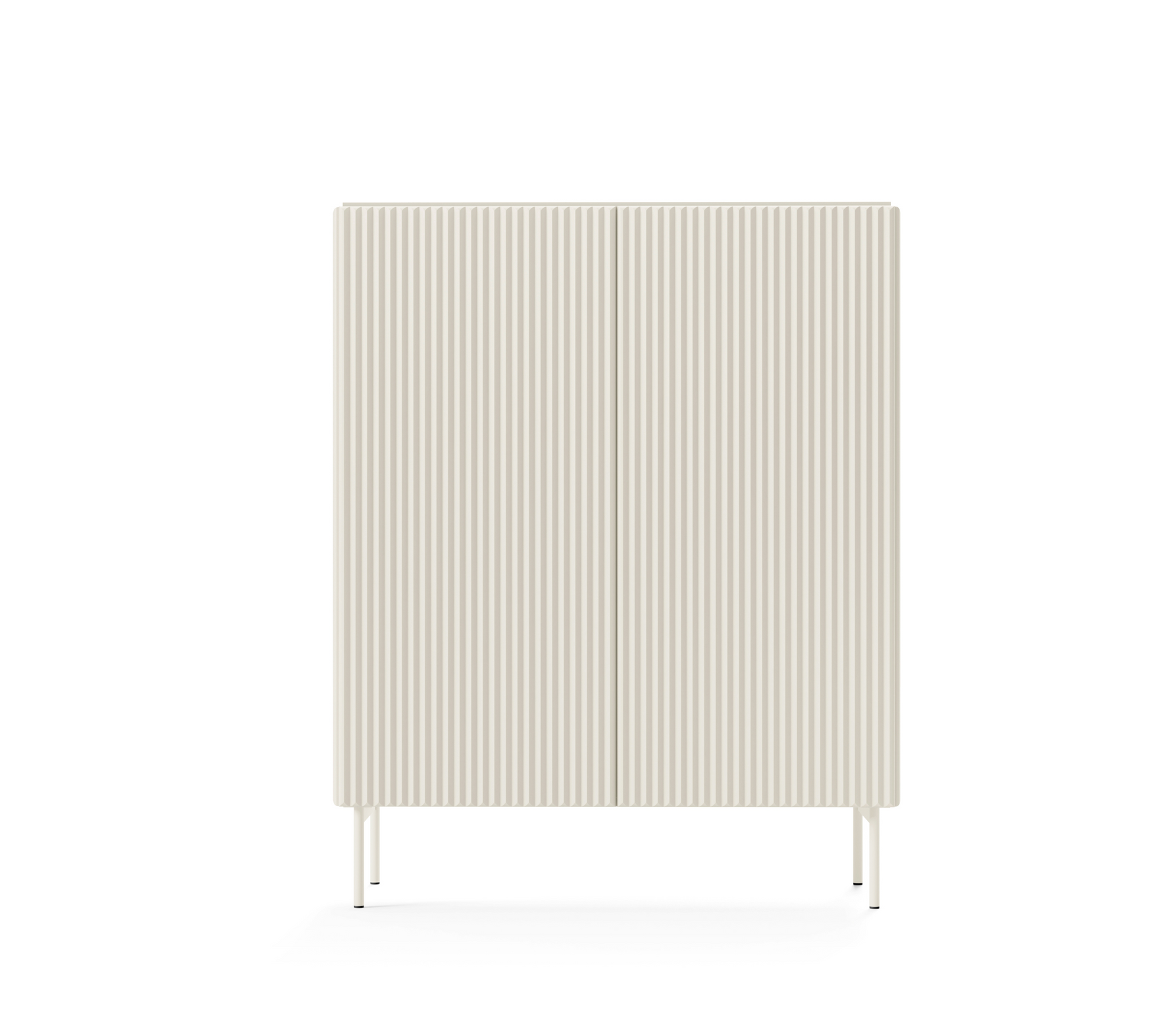 Credenza 2 ante con piede in metallo Neva 98x123 cm