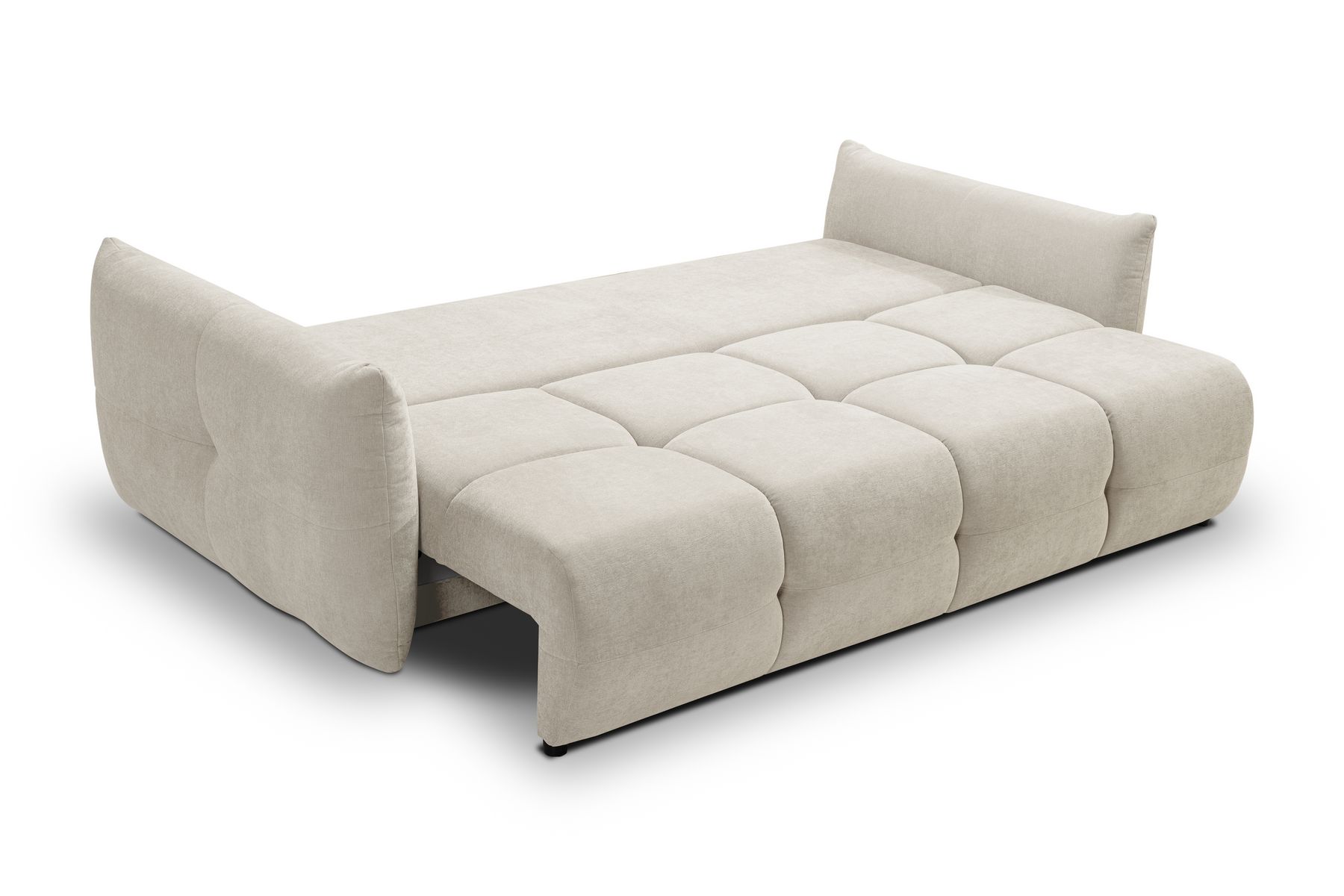 Divano letto in tessuto cinigliato Lisbona 245x110/144 cm