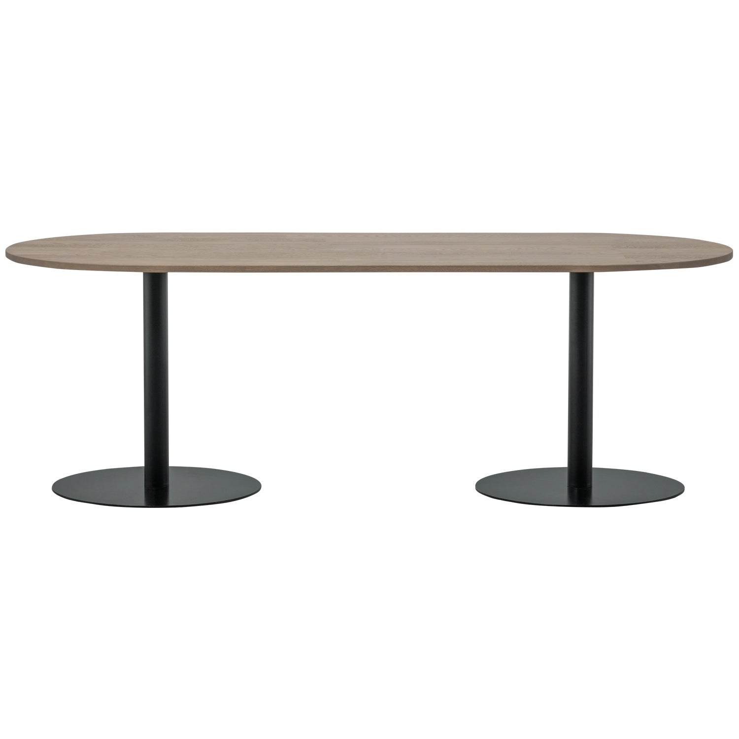 Tavolo da pranzo ovale con gamba rotonda Tablo 219x75 cm