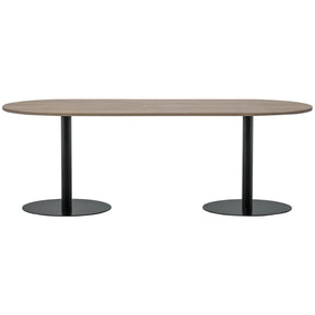 Tavolo da pranzo ovale con gamba rotonda Tablo 219x75 cm