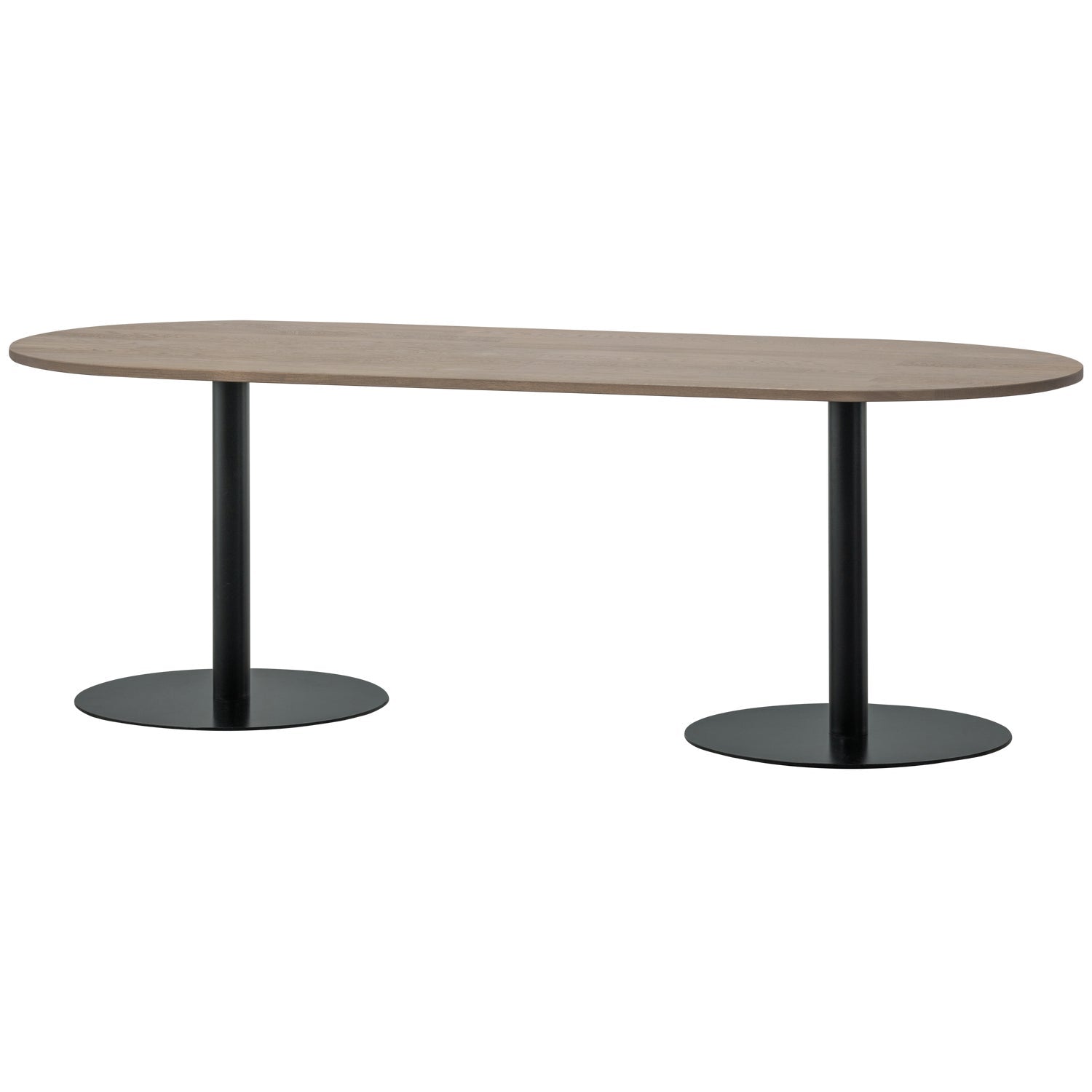 Tavolo da pranzo ovale con gamba rotonda Tablo 219x75 cm