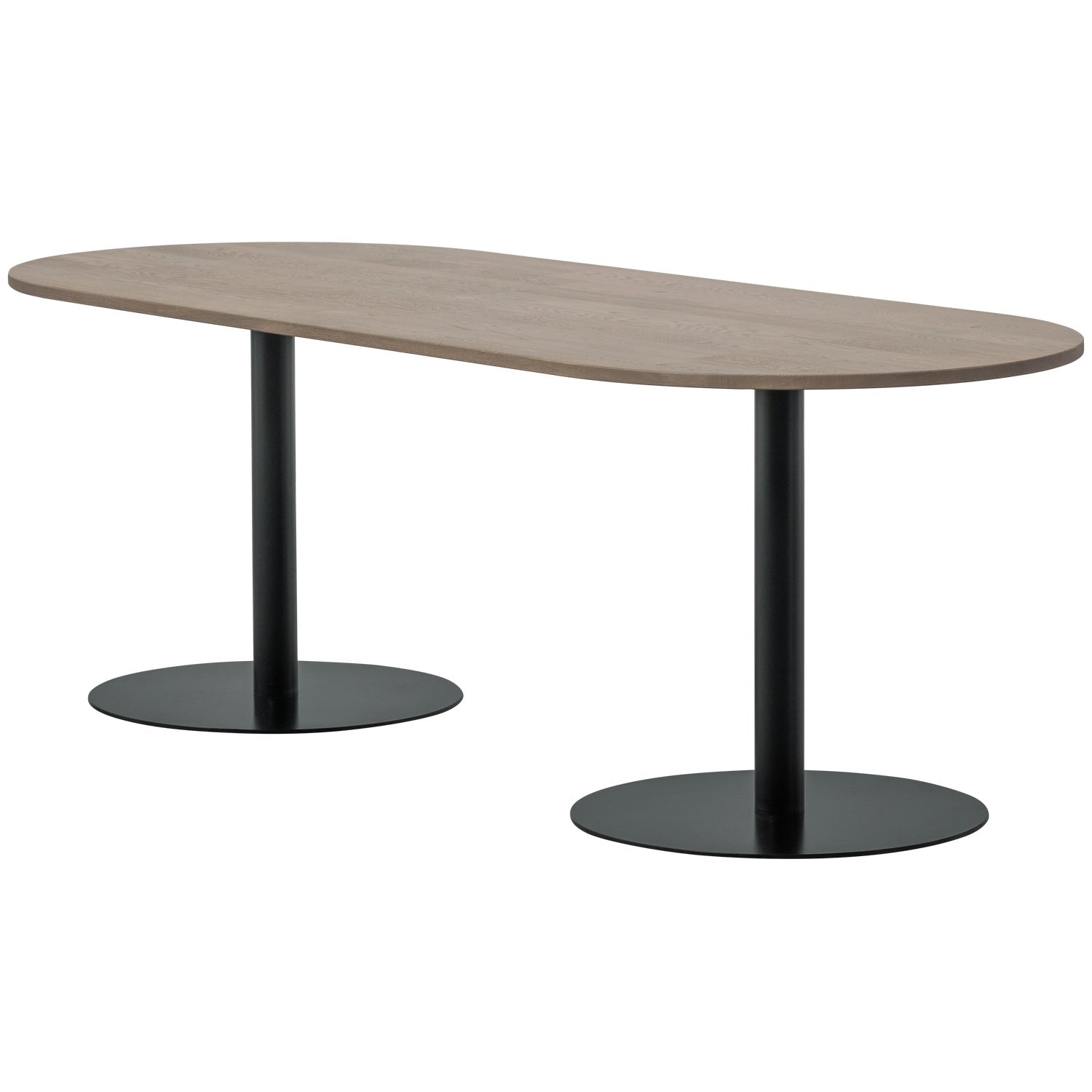 Tavolo da pranzo ovale con gamba rotonda Tablo 219x75 cm