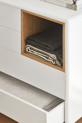 Cassettiera 4 cassetti Corvo di Teulat 90x40 cm