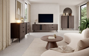 Credenza 2 ante con gambe in metallo Veris 113x134