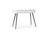 Consolle 2 cassetti con gambe in matello Calisio 103x80 cm