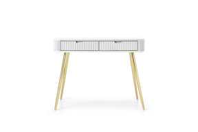 Consolle 2 cassetti con gambe in matello Calisio 103x80 cm
