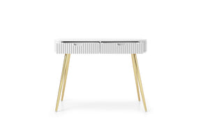 Consolle 2 cassetti con gambe in matello Calisio 103x80 cm