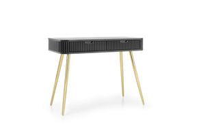 Consolle 2 cassetti con gambe in matello Calisio 103x80 cm