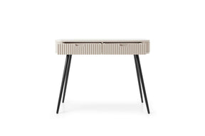 Consolle 2 cassetti con gambe in matello Calisio 103x80 cm