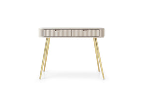 Consolle 2 cassetti con gambe in matello Calisio 103x80 cm