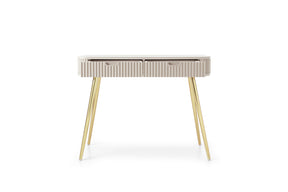 Consolle 2 cassetti con gambe in matello Calisio 103x80 cm