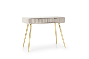 Consolle 2 cassetti con gambe in matello Calisio 103x80 cm