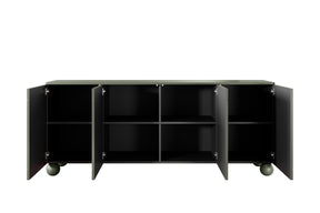 Madia 4 ante verde oliva Sonatia 204x90 cm