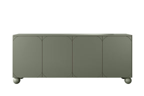 Madia 4 ante verde oliva Sonatia 204x90 cm